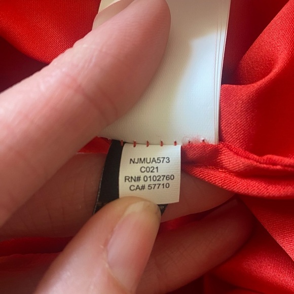 Kate Spade Lace Dune Shift Dress Women Size 8 Red Sleeveless Tunic Scalloped - Picture 2 of 7